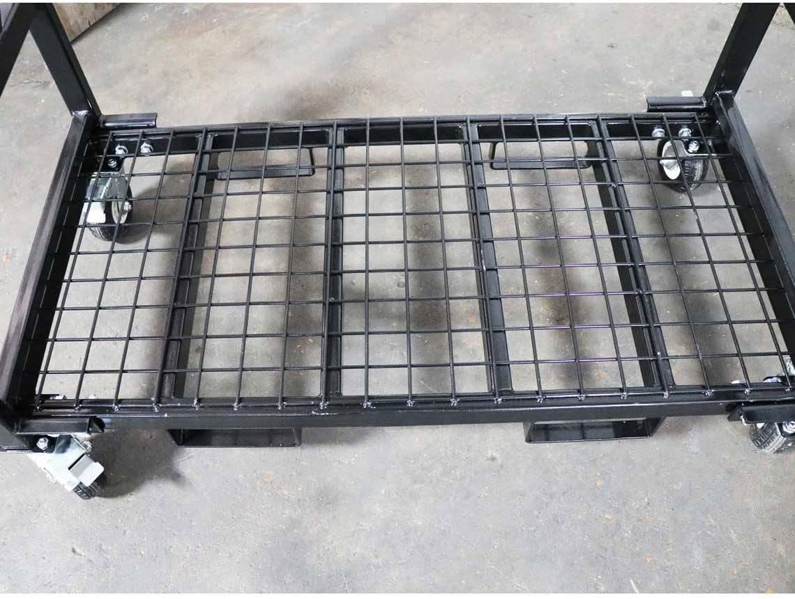 Titan Attachments Mobile Industrial Bar Cradle Cart Truck HD Locking Casters