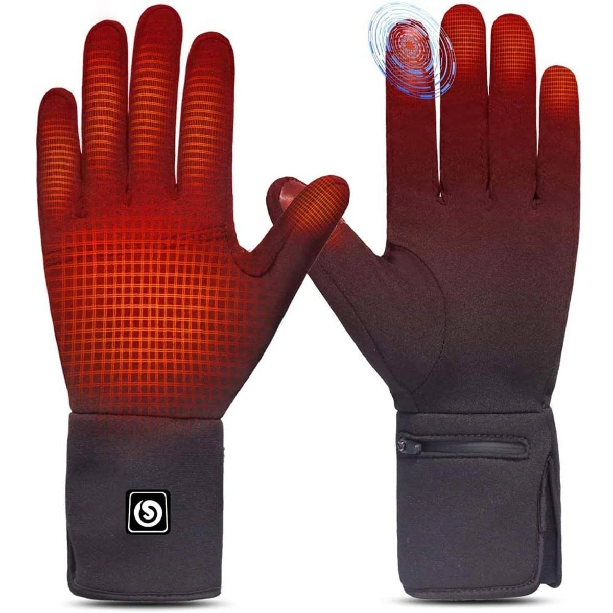 Savior Heat Unisex Electric Rechargeable Battery Heated Winter Warm Glove Liners