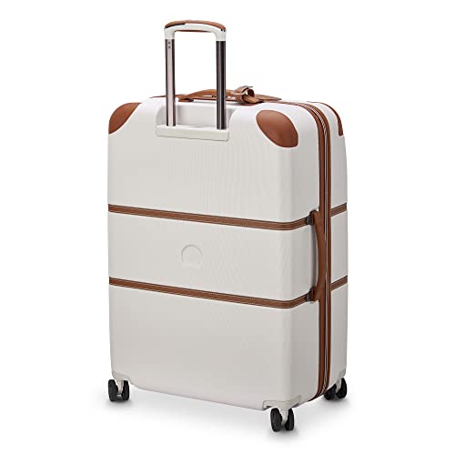 DELSEY PARIS Chatelet Air 2.0 Hardside Luggage with Spinner Wheels, Angora, Checked-Large 28 Inch