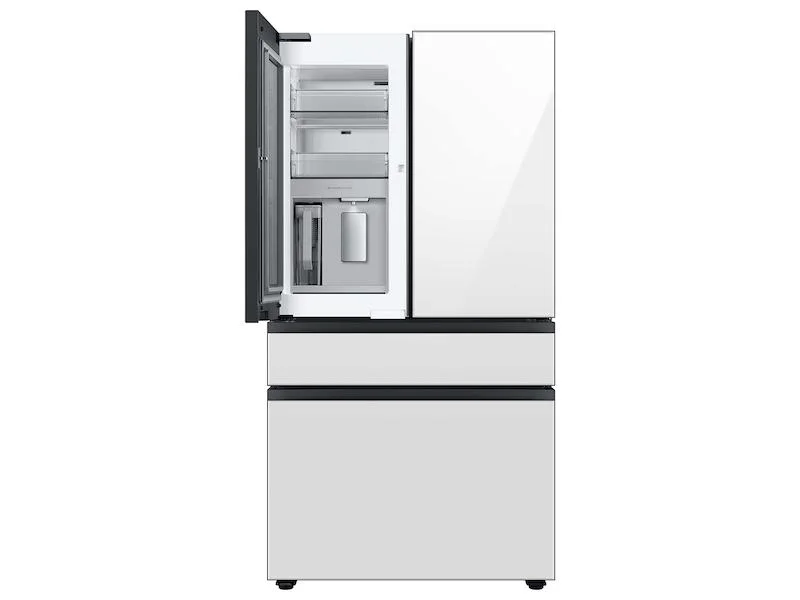 Samsung RF23BB860012 23 Cu. Ft. Bespoke White Glass Counter Depth 4-Door French Door Smart Refrigerator