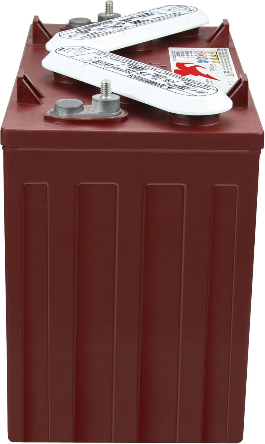 Trojan T-125 GC2 6 Volt 240mAh Deep-Cycle Flooded/Wet Lead-Acid Battery - Golf Carts, Utility Vehicles (UTVs), Marine/Boating, Recreational/Electric Vehicles, Solar/Renewable Energy