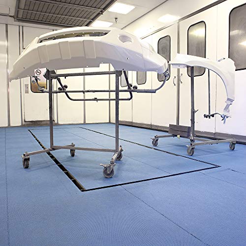 New Pig Paint Booth Mat | Paint Booth Floor Covering with Adhesive Backing
