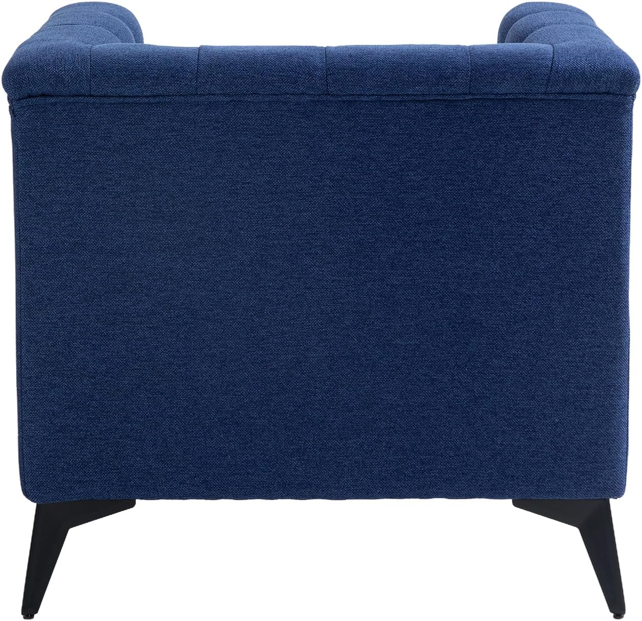 Accent Chair Living Room Chairs Single Sofa Chair,Arm Chairs with Linen Fabric, Mid Century Accent Arm Chairs Comfy Reading Lounge Club Armchair for Bedroom Office Study (Blue)