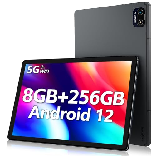 2024 Newest 2 In 1 Tablet,10.1 Inch Android 12 Tablet with Keyboard,128GB Storage 1TB Expand with Case Mouse Stylus,2.0GHz Octa Core,1280*800 HD Touch Screen,5MP Dual Camera,2.4/5G Wi-Fi,BT 5.0