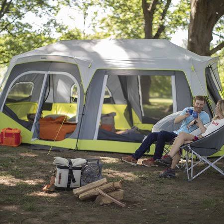 Core Equipment 18& x 10& 12-Person 2-Room Instant Cabin Tent