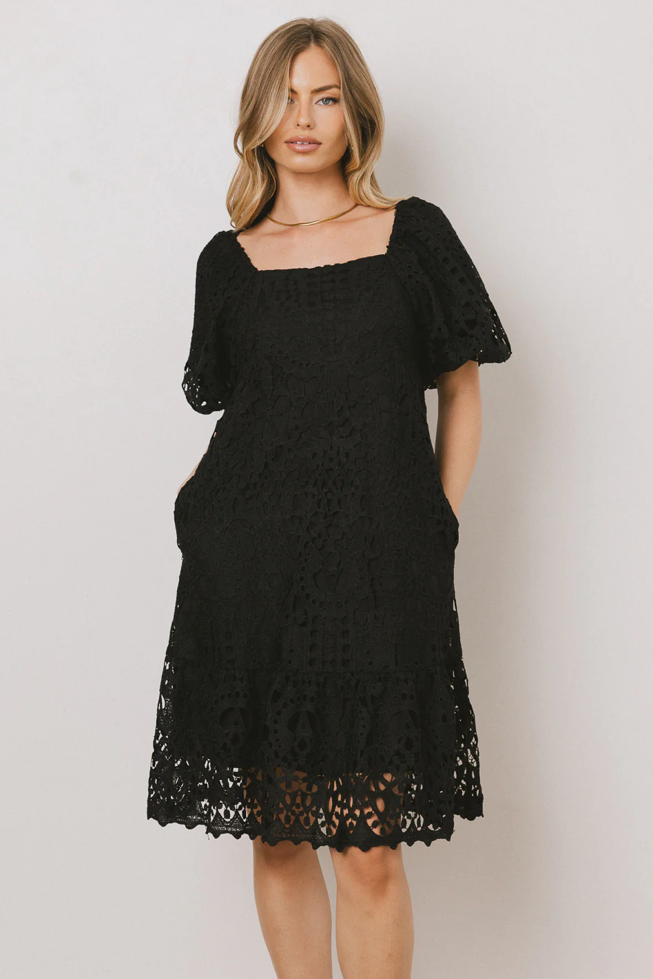 Antoine Eyelet Lace Dress - FINAL SALE