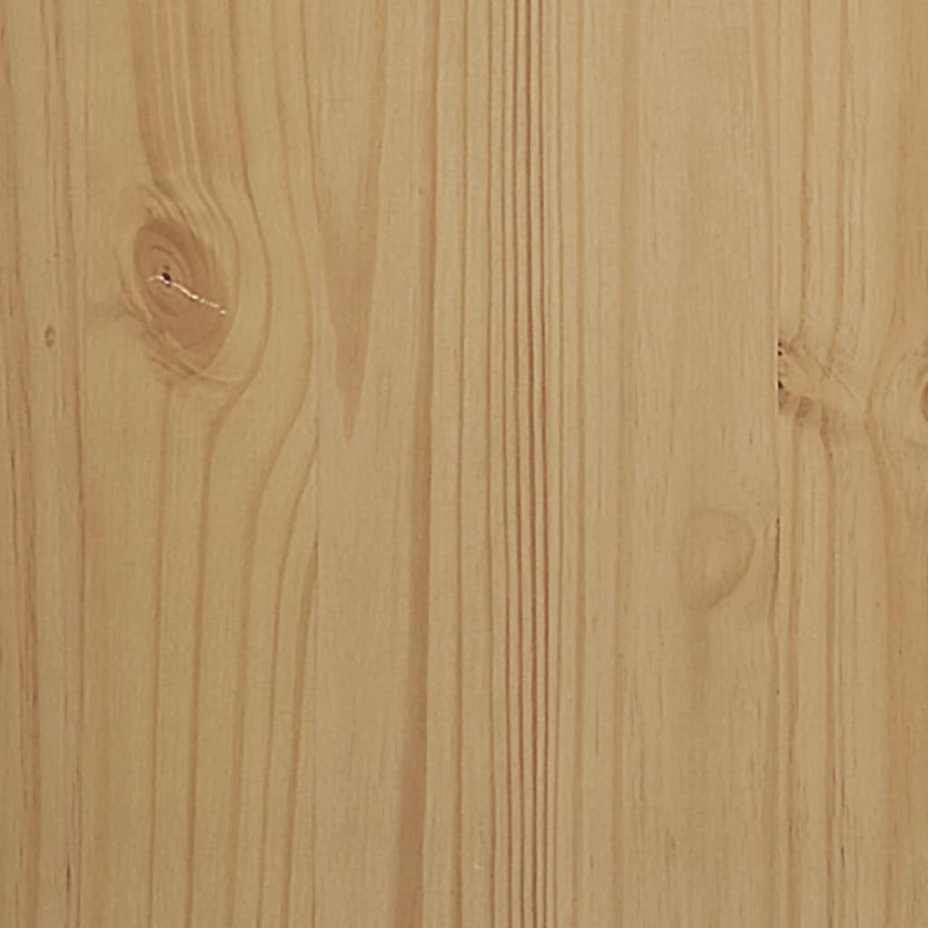 Wardrobe Floro Wax Brown 30.3"x20.9"x67.3" Solid Wood Pine,Furniture,Cabinets & Storage,Armoires & Wardrobes,Brown,41kg/90.2ib