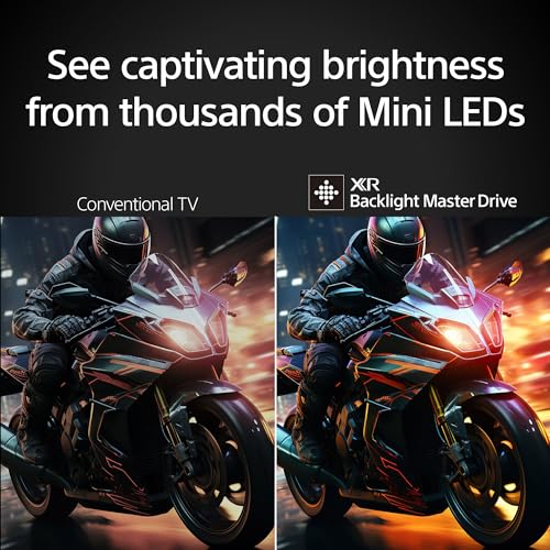 Sony BRAVIA 5 65 Inch TV, Mini LED, 4K Smart Google TV, XR Processor with AI Technology,120hz Television with Dolby Vision/Atmos, Exclusive Features for PlayStation?5, K-65XR50, 2025 Model