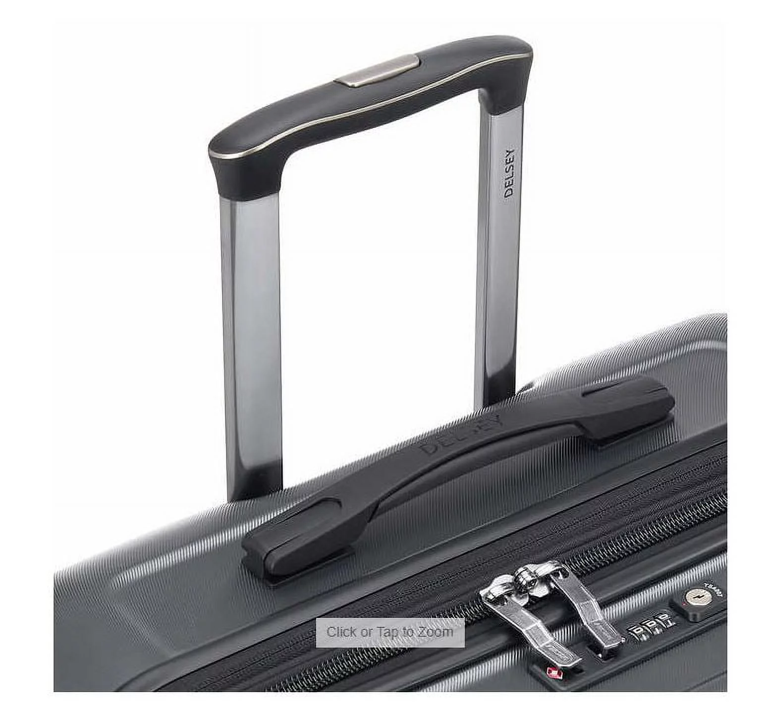 Delsey Paris 2-Piece Hardside Spinner Luggage Set Graphite/Black