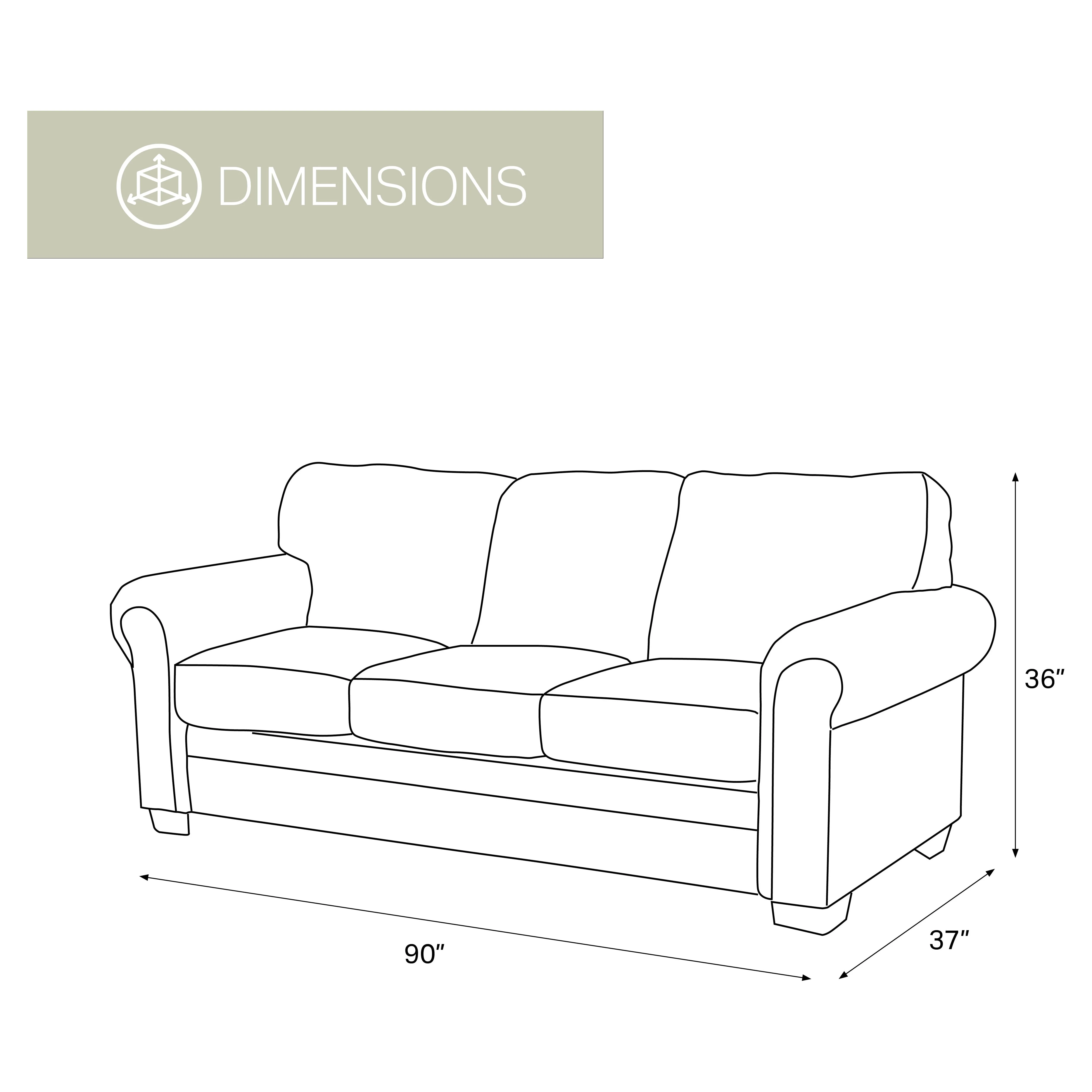 American Furniture Classics Model 8505-80 River Bend Lodge Style Sleeper Sofa for Adults