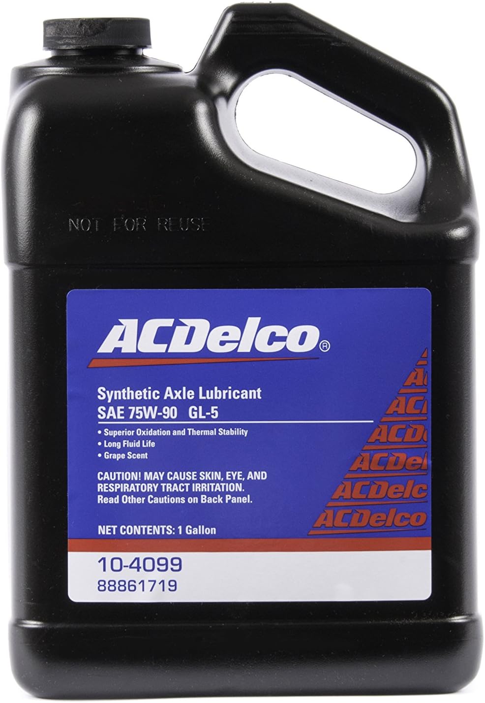 ACDelco GM Original Equipment 10-4099 GL-5 75W-90 Synthetic Lubricant - 1 gal Pack of 2