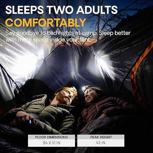 Featherstone Outdoor UL Granite 2 Person Backpacking Tent Lightweight 3-Season Freestanding for Camping Hiking and Expeditions - Sports Supplies Online Store