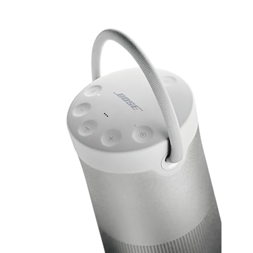 Bose SoundLink Revolve+ (Series II) Bluetooth Speaker, Portable Speaker with Microphone, Wireless and Water Resistant with 360 Degree Sound, Long Lasting Battery and Handle, Black