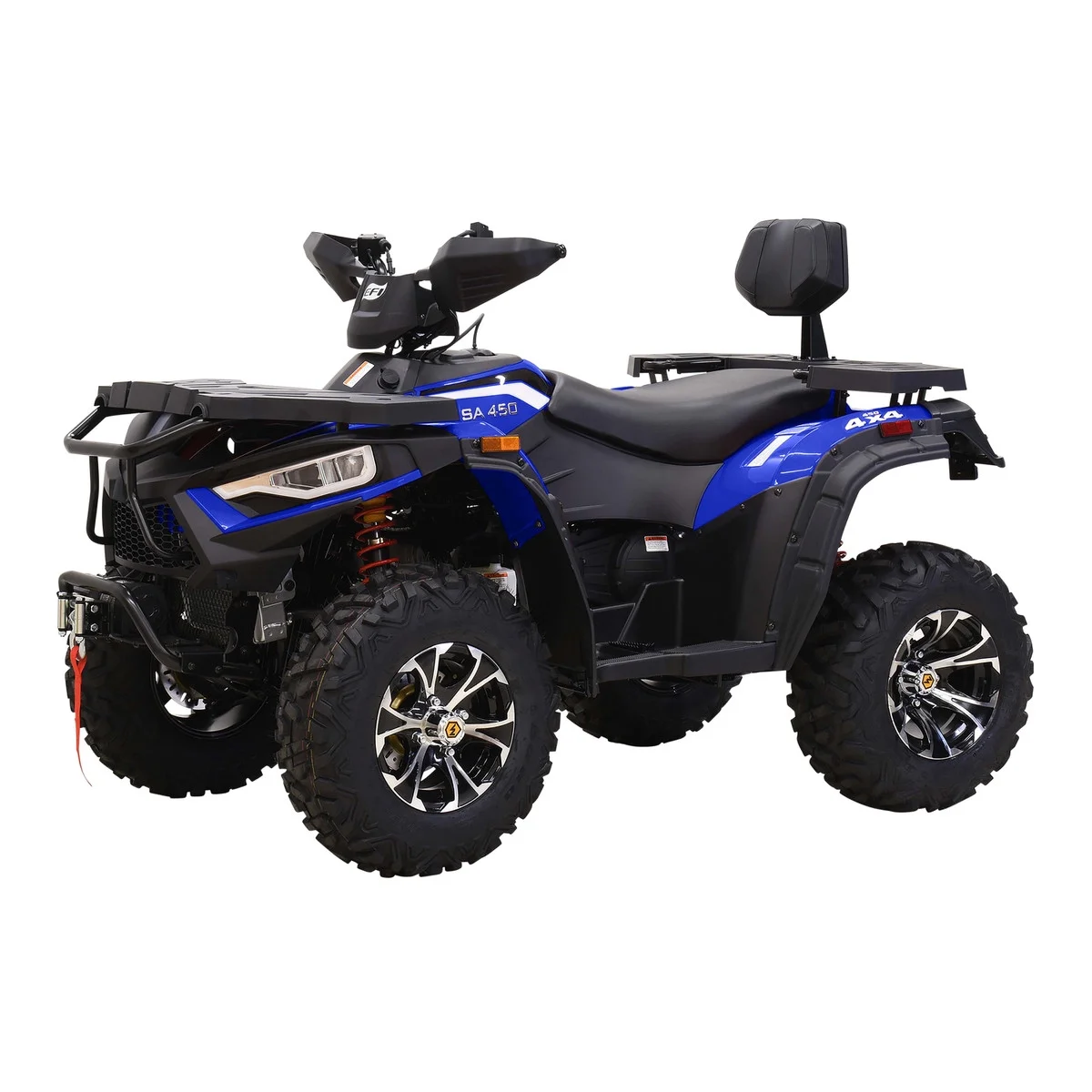 Massimo Motors New MSA450F EFI 352cc 25 HP 4 Stroke Engine All-Terrain Vehicle ATV Blue - Curated Treasures Market