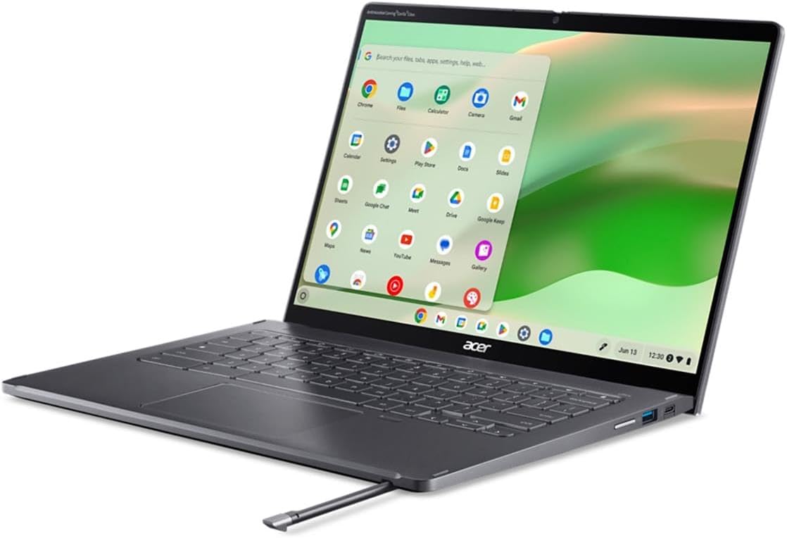 acer Chromebook Spin 714 CP714-2WN CP714-2WN-320J 14" Touchscreen 2 in 1 Chromebook - WUXGA - 1920 x 1200 - Intel Core i3 13th Gen i3-1315U Hexa-core (6 Core) 1.20 GHz - 8 GB Total RAM - 256 GB SSD -