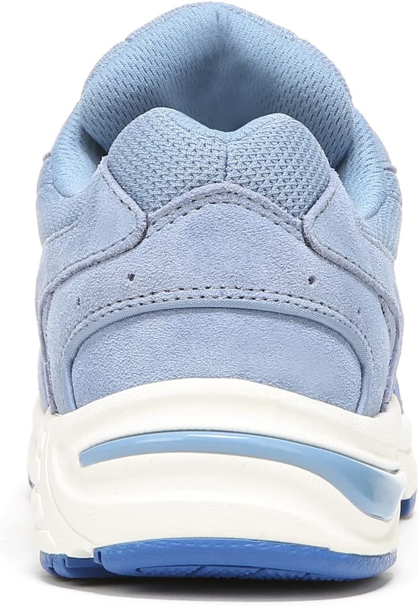 Vionic Women?s Classic Walker Comfort Sneaker- Walking Shoes That Include an Orthotic Insole Providing Cushioning and Arch Support Blue Shadow Suede 6 Medium