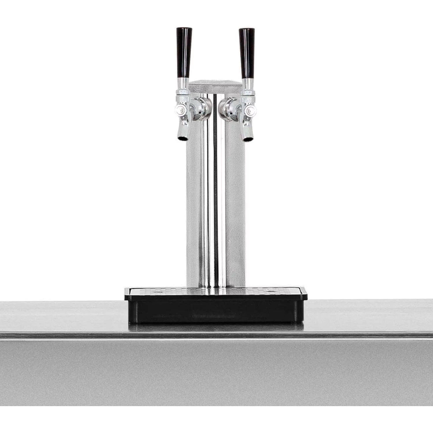 Summerset 25-Inch 6.6 Cu. Ft. Outdoor Rated Dual Tap Beer Dispenser/Kegerator - SSRFR-24DK2