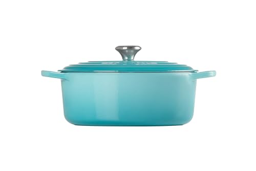 Le Creuset Enameled Cast Iron Signature Oval Dutch Oven, 9.5 qt., Cerise