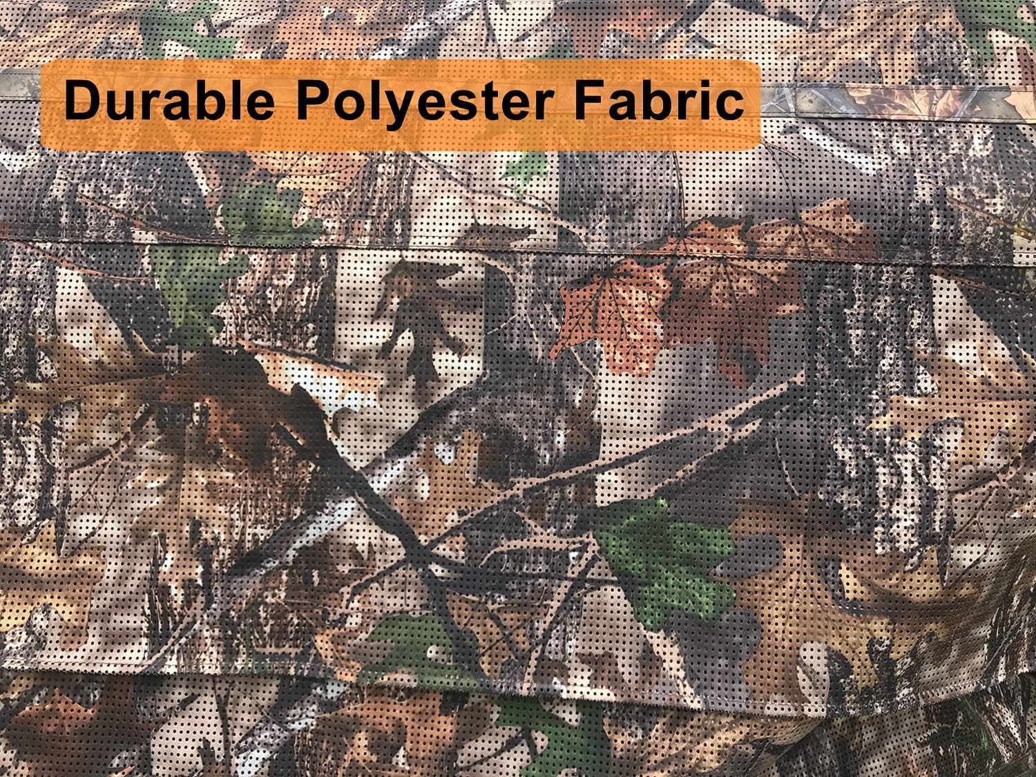 CROSS MARS Portable 3 Person 270° See Through Ground Camouflage Hunting Blind Tent