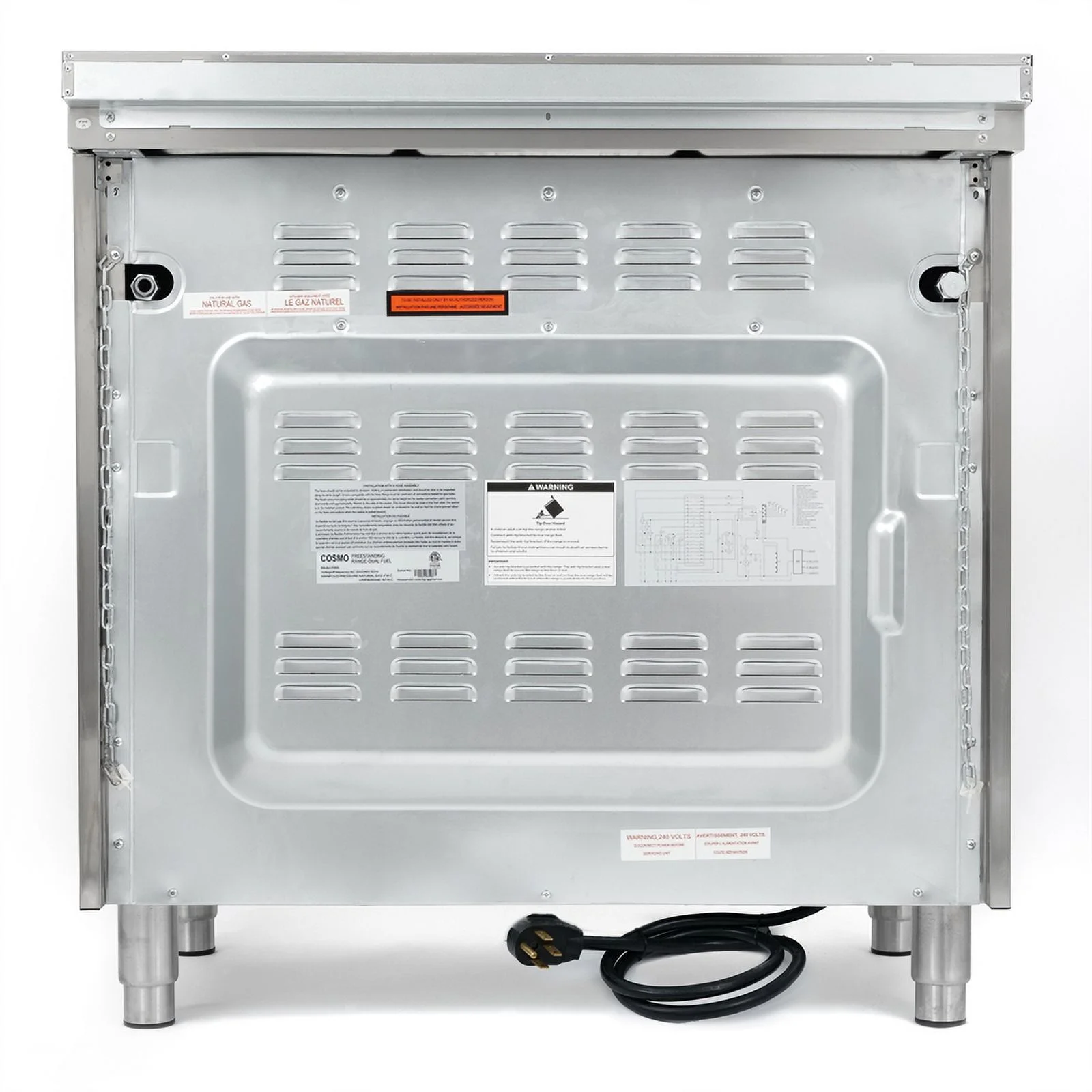 Cosmo COS-F965 36 in. Stainless Steel Dual Fuel Range with Convection Oven