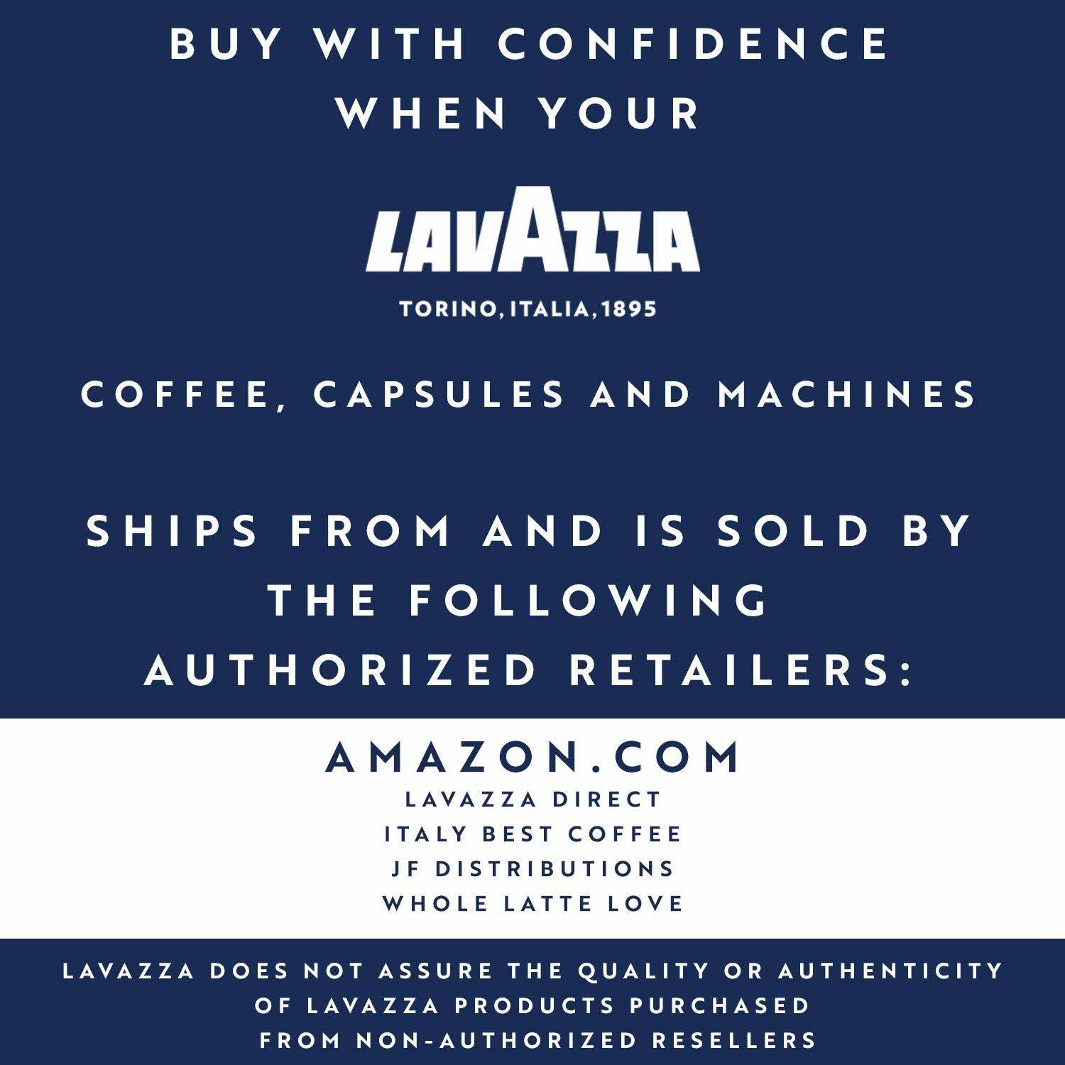 Lavazza Super Crema Whole Bean Coffee Blend, Medium Espresso Roast, 2.2 Pound