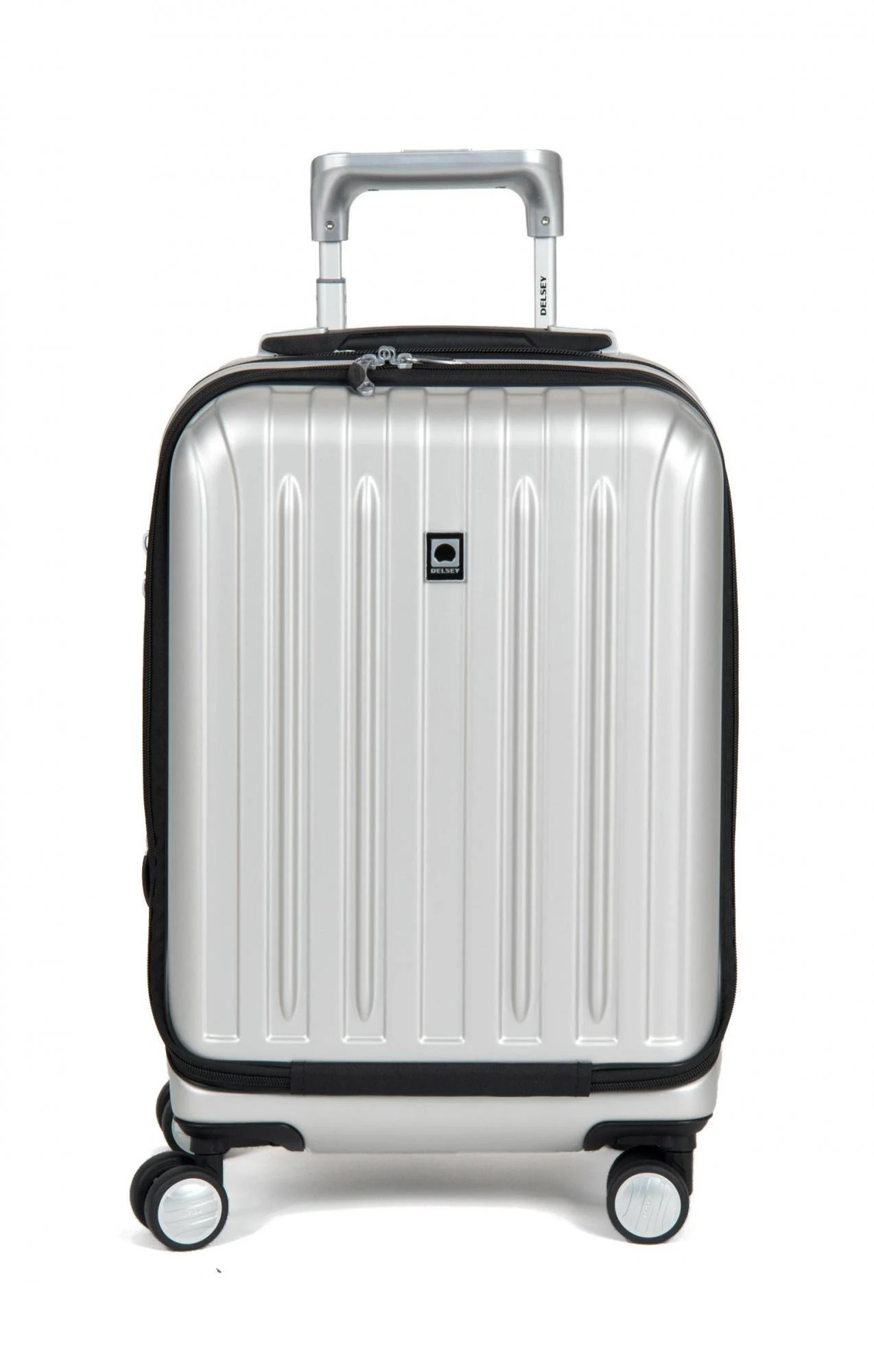 Delsey Helium Titanium International Carry-On Spinner Trolley Silver