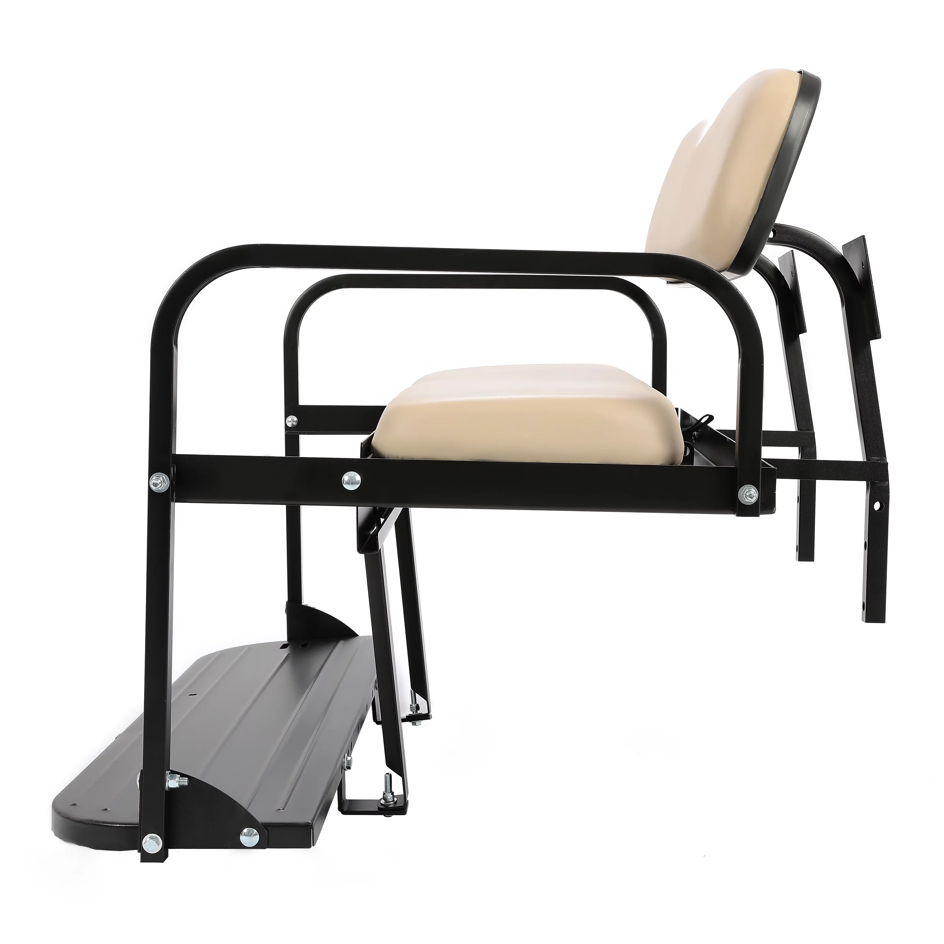 HECASA Rear Back Seat Kit for EZGO Marathon Pre-1994 Golf Cart Tan Flip Folding
