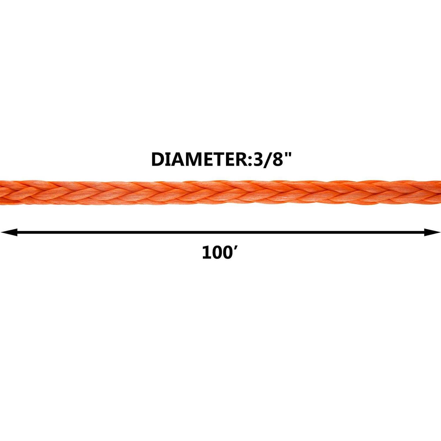 VEVOR Synthetic Winch Rope Winch Line Cable Hook - Shop Hardware Tools Online Store