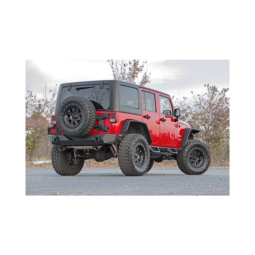Rough Country 10523 HD Hinged Spare Tire Carrier Kit (07-18 Jeep JK)
