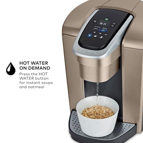 Keurig K-Elite Single Serve K-Cup Pod Coffee Maker, with Strength and Temperature Control, Iced Coffee Capability, 8 to 12oz Brew Size, Programmable, Brushed Slate