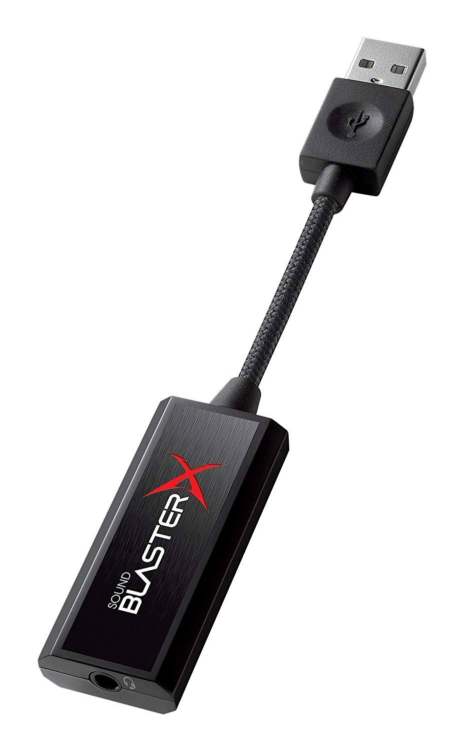 Creative Sound BlasterX G1 USB 2.0 Sound Card with BlasterX Acoustic Engine Pro - 7.1 Channel
