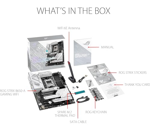 MICRO CENTER AMD Ryzen 7 7800X3D 8-Core16-Thread Desktop Processor with ASUS ROG Strix B650E-F Gaming WiFi AM5 Gaming Motherboard