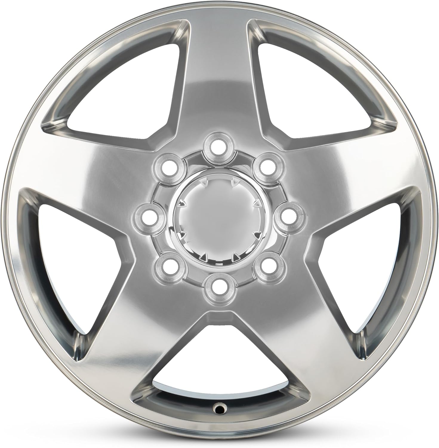 For 2011-2015 Chevrolet Silverado 2500 20 Inch Polished Silver Rim - OE Direct Replacement - Road Ready Car Wheel