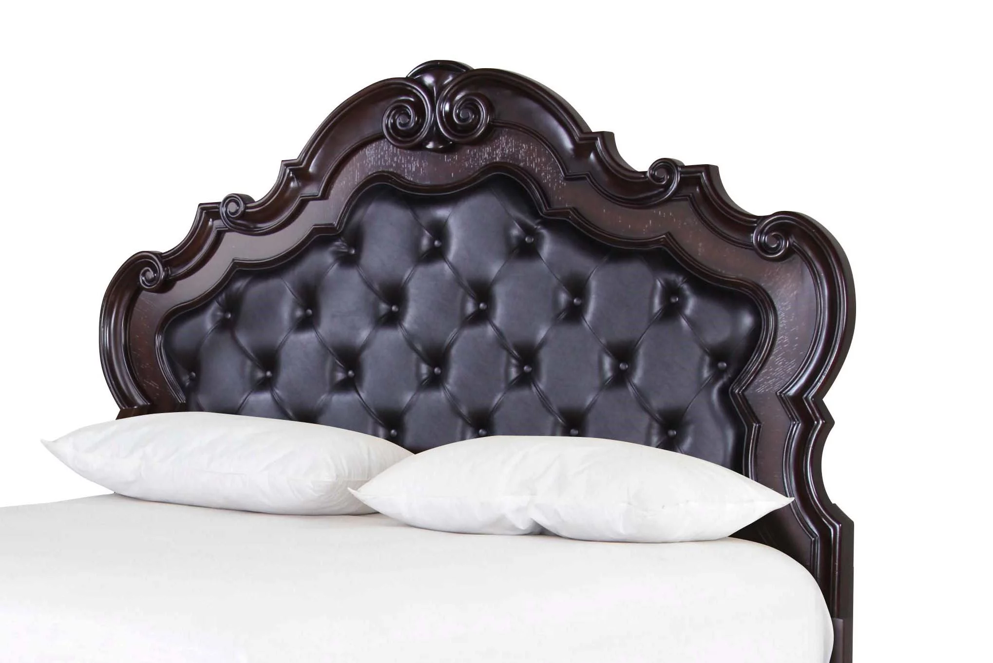 Old World Cherry Finish Traditional Queen Bed McFerran B527
