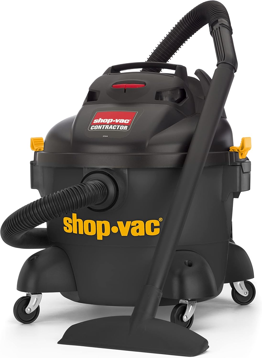 Shop-Vac 9653606 Contractor Wet Dry Vacuum, 6 Gallon, 1-1/4 Inch x 8 Foot Hose, 70 CFM, (1-Pack)