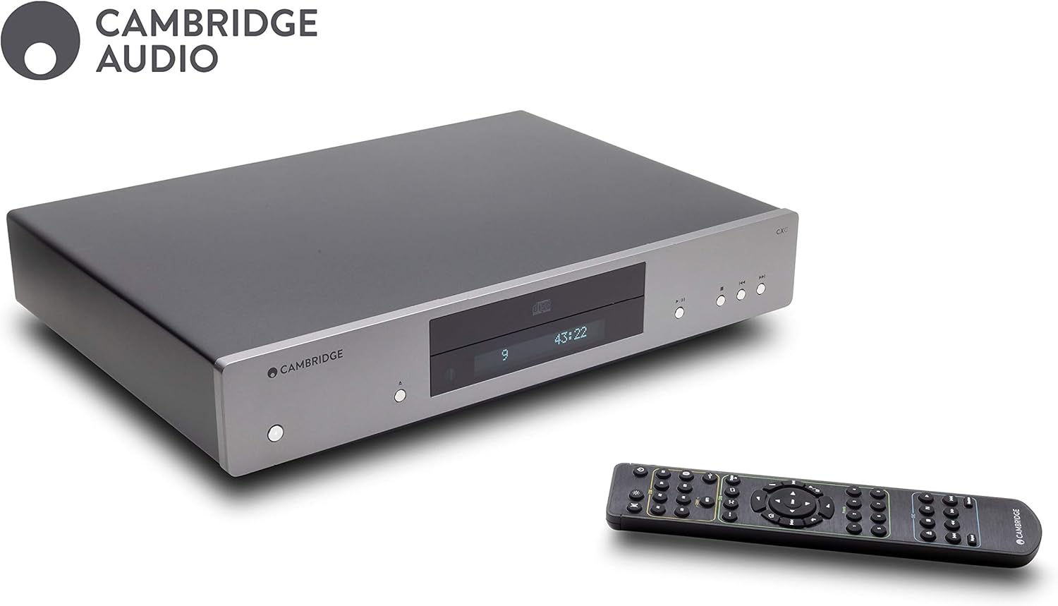 Cambridge Audio CXC CD Transport Player for Home, No Radio (Lunar Grey)