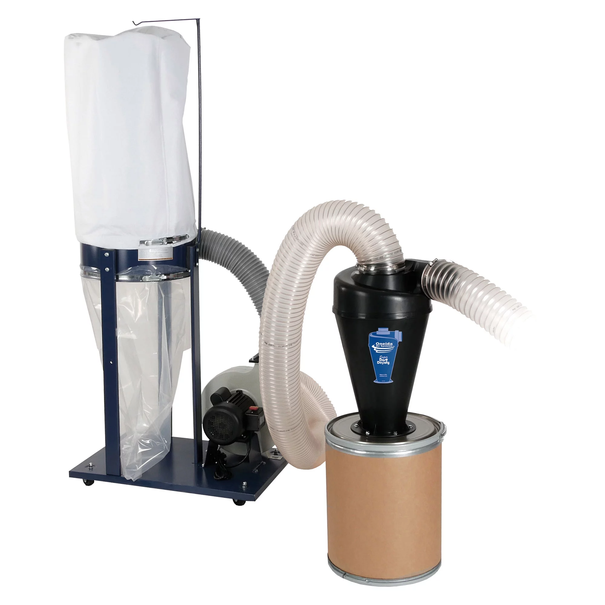 Oneida Air Systems Super Dust Deputy 4/5 Deluxe Cyclone Kit, Black