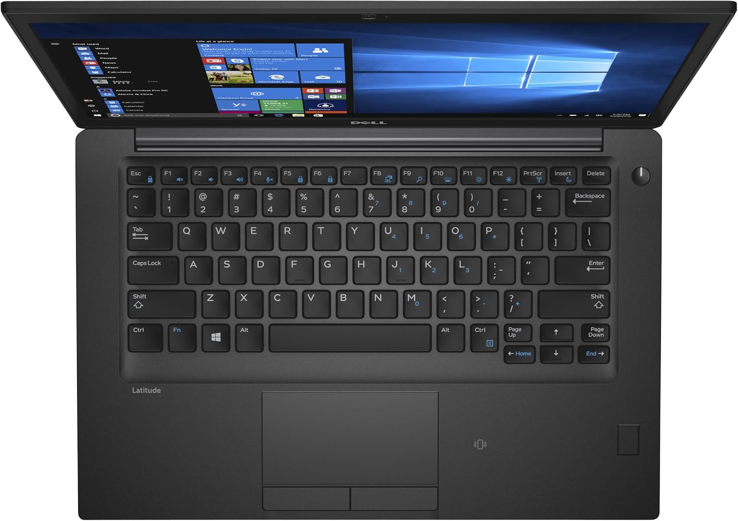 Dell Latitude 7480 Laptop 14 Intel Core i7 6th Gen i7-6600U Core 256GB SSD 8GB 1920x1080 FHD Windows 10 Pro (Renewed)