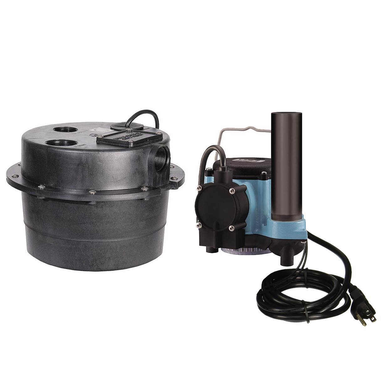 Little Giant 506065 WRSC-6 Compact Drainosaur 0.3 HP Water Removal Pump System