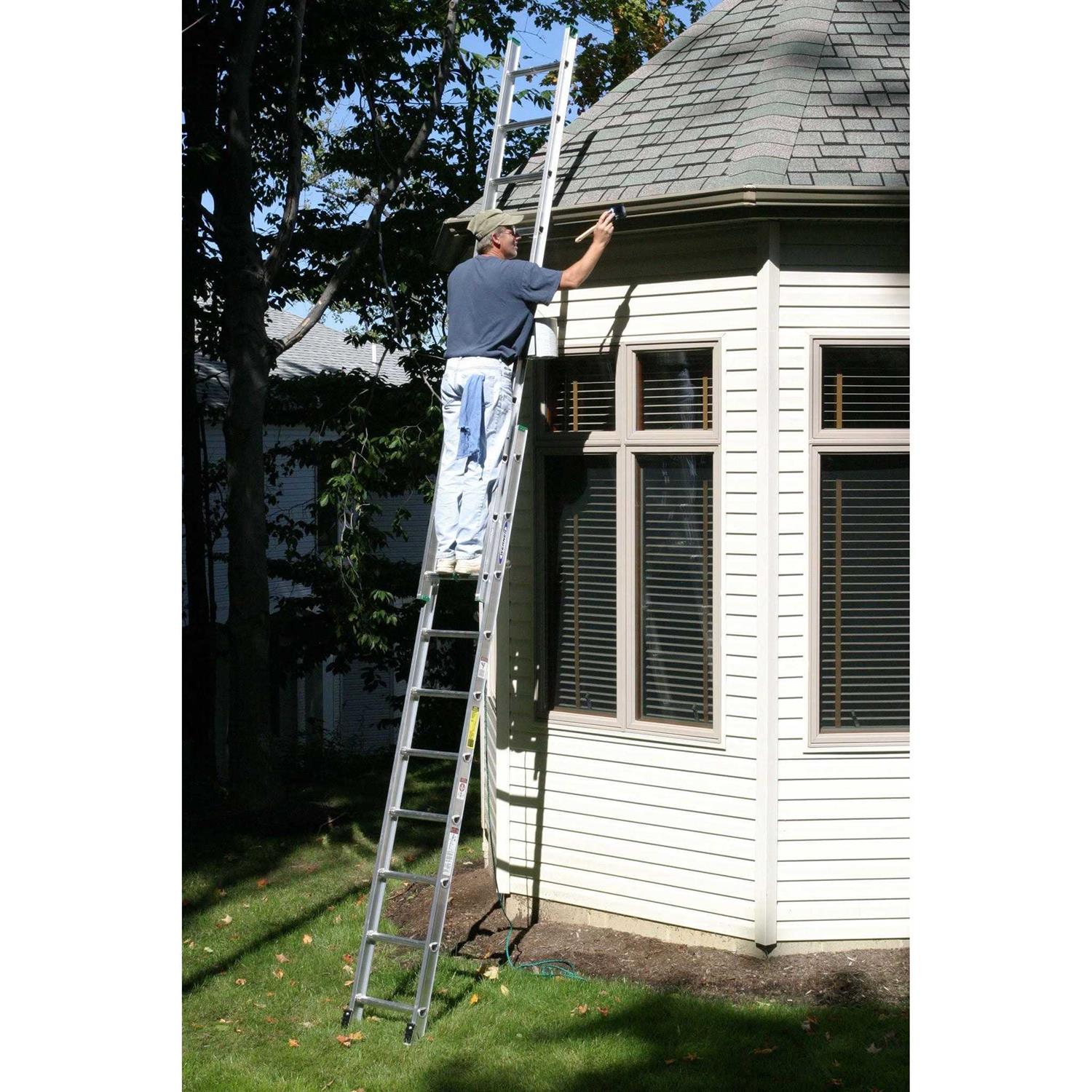 Werner D1224-2 24 ft. Aluminum Extension Ladder - Shop Hardware Tools Online Store