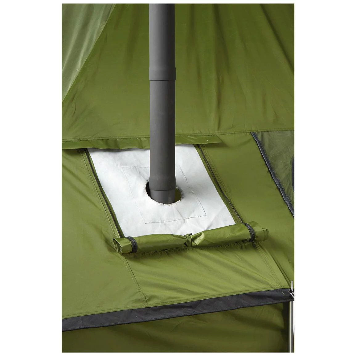 Guide Gear Outdoor Wood Burning Stove, Portable with Chimney Pipe for Cooking, Camping, Tent, Hiking, Fishing, Backpacking