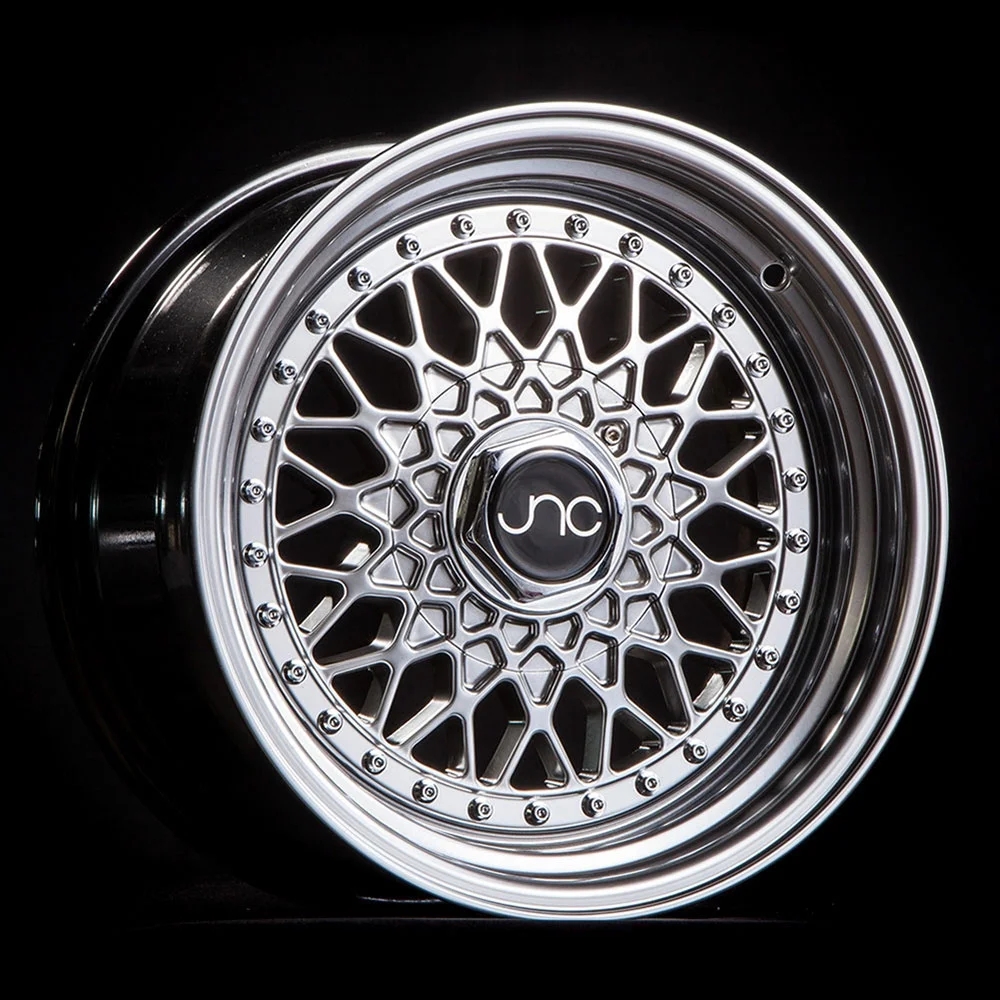 For 15x8 inch (1 Single Wheel Only) JNC Wheels - 15" JNC004 Hyper Black Rim - 5x100/5x114.3 JNC Wheels-31333110220