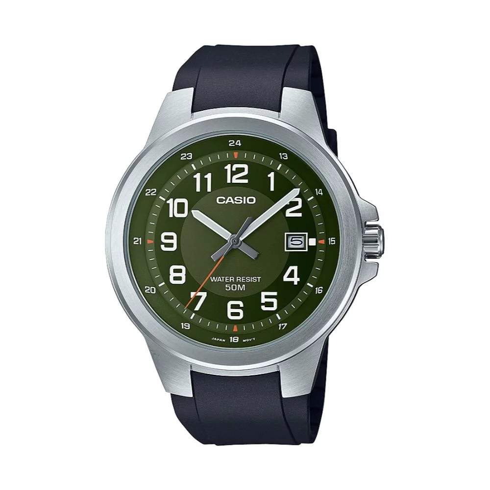 Casio Men's Stainless Steel Outdoor Field Watch MTPE190-3BV - Curated Treasures Market