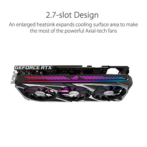 ASUS Dual NVIDIA GeForce RTX 3050 6GB OC Edition Gaming Graphics Card - PCIe 4.0, 6GB GDDR6 Memory, HDMI 2.1, DisplayPort 1.4a, 2-Slot Design, Axial-tech Fan Design, 0dB Technology, Steel Bracket