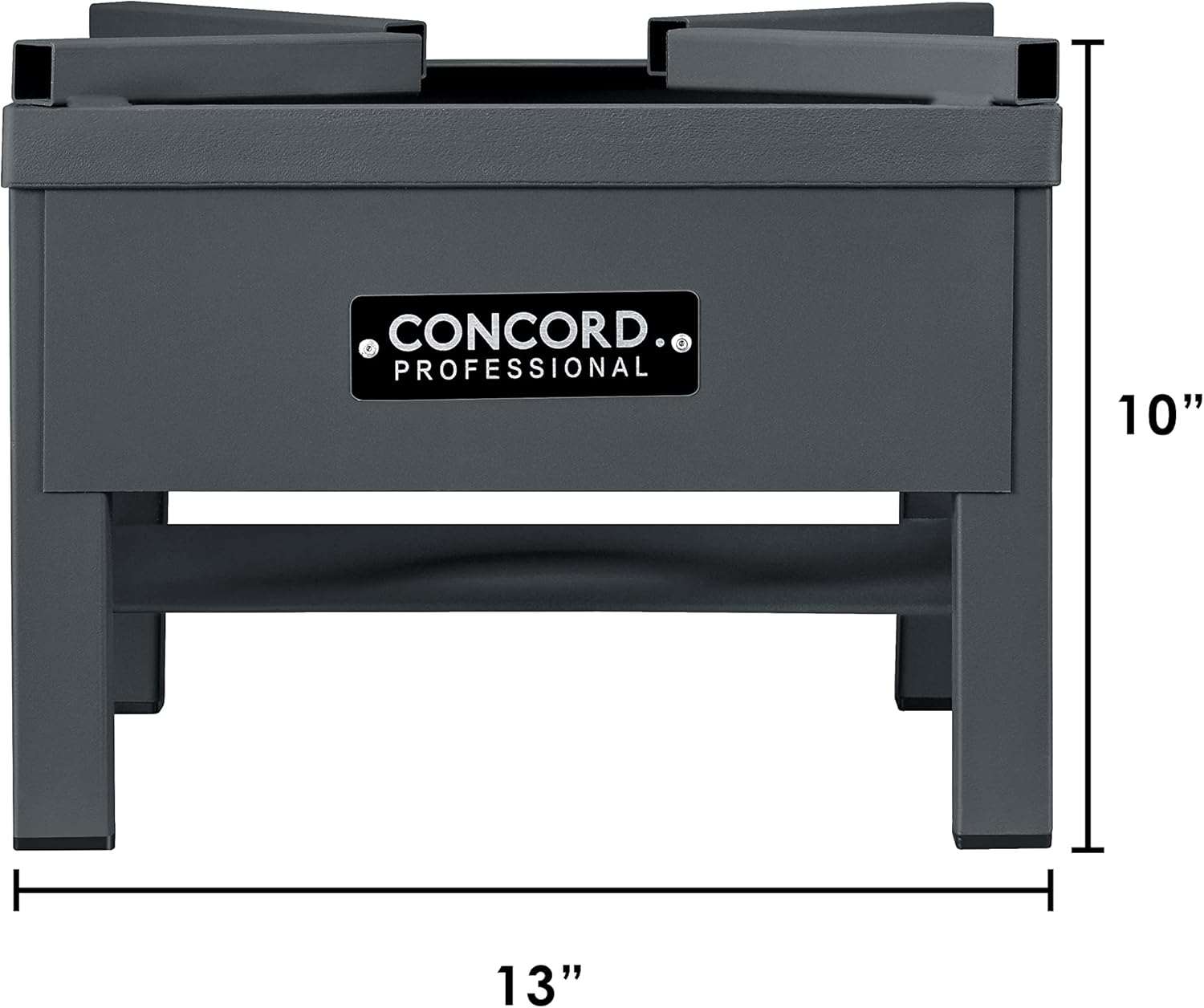 Concord Professional Single Cyclone Wok Burner with Stand. Up to 100,000 BTU. Great for Home Brewing, Wok Stir Fry, Turkey, Etc. (13") Pack of 2