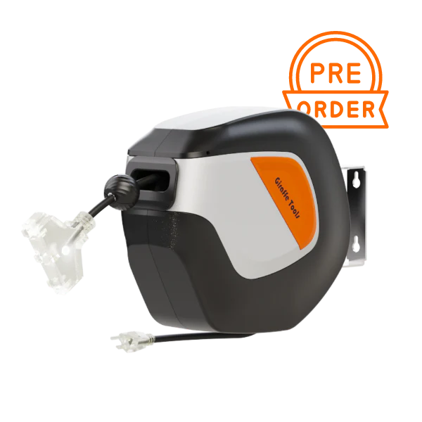 Retractable Extension Cord Reel-50ft-12AWG