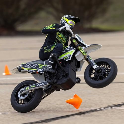 Losi Promoto-SM 1/4 Super Moto Motorcycle FXR White RTR Basic LOS-2272