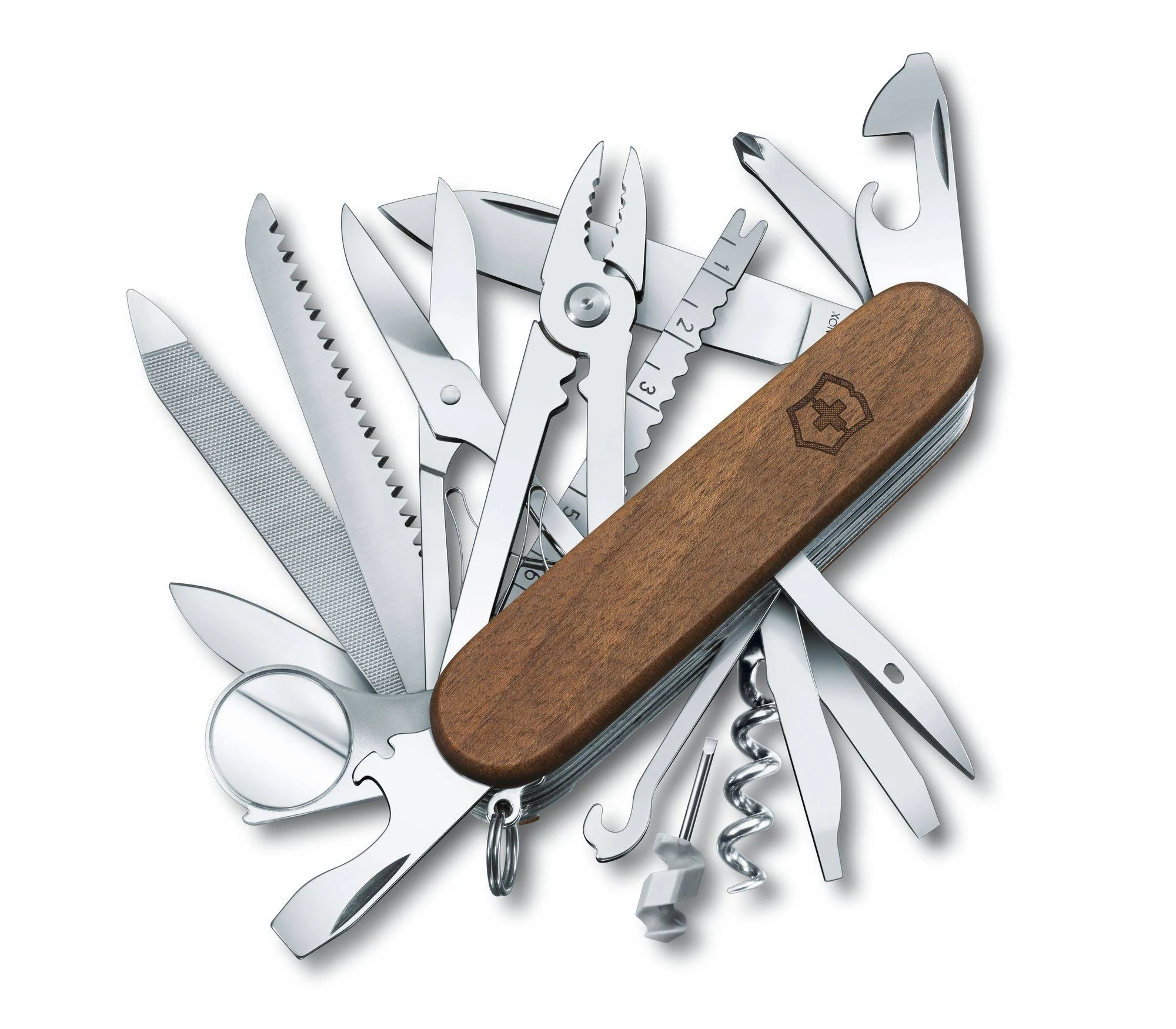 Victorinox Swiss Champ Wood - Brown - 4 in - USA