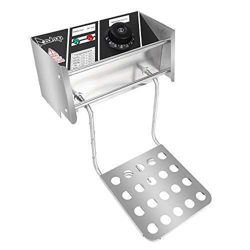 Deep Fryer with 2 Baskets，5000W Commercial Deep Fryer, 12L Electric Dual Tank Deep Fryer, Countertop Double Basket And Heavy duty Stainless Steel Electric Deep Fryer