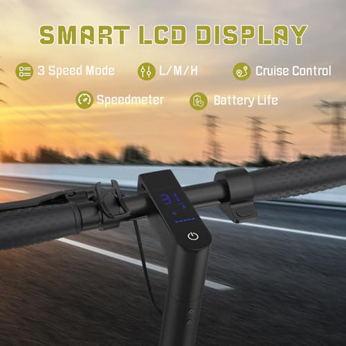 E Scooter for Adults 19-22 MPH 350/500W Motor 281/441Wh Battery,8.5"/10" Tires,Motorized Scooter Up to 22 Miles Range, Foldable Scooter with Double Shock Absorption/Bearing 265 LBS/APP Control